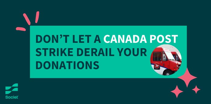 Year-end Fundraising Canada Post Strike