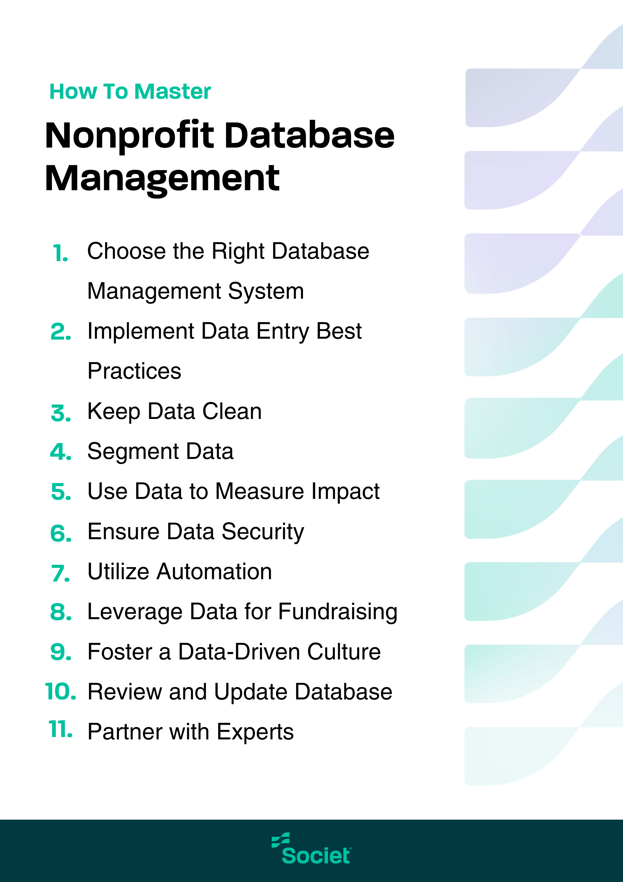 How to master nonprofit database management