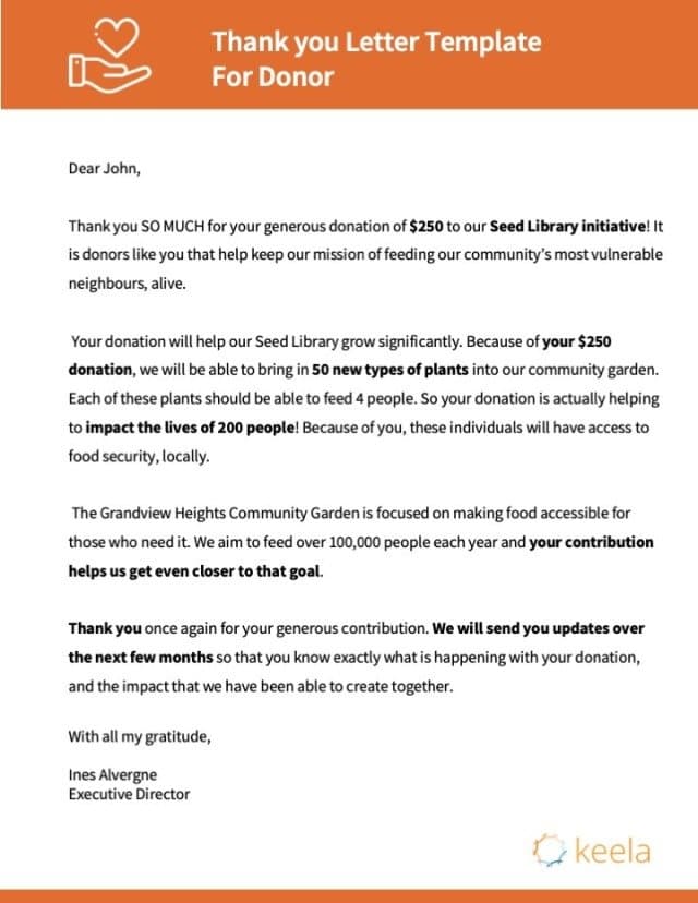 How to Write A Great Donation Thank-You Email