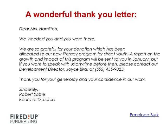 How to Write A Great Donation Thank-You Email