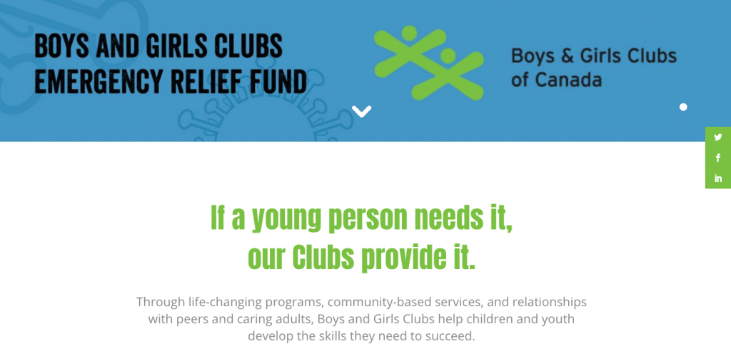 Giving Tuesday - Boys and Girls Emergency Relief Fund