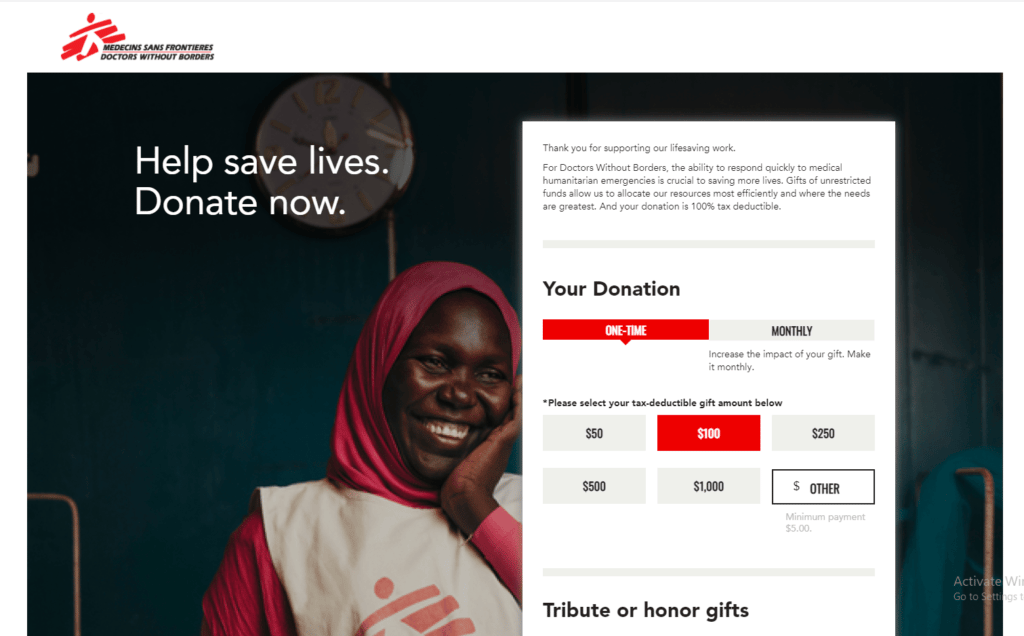 nonprofit website design
