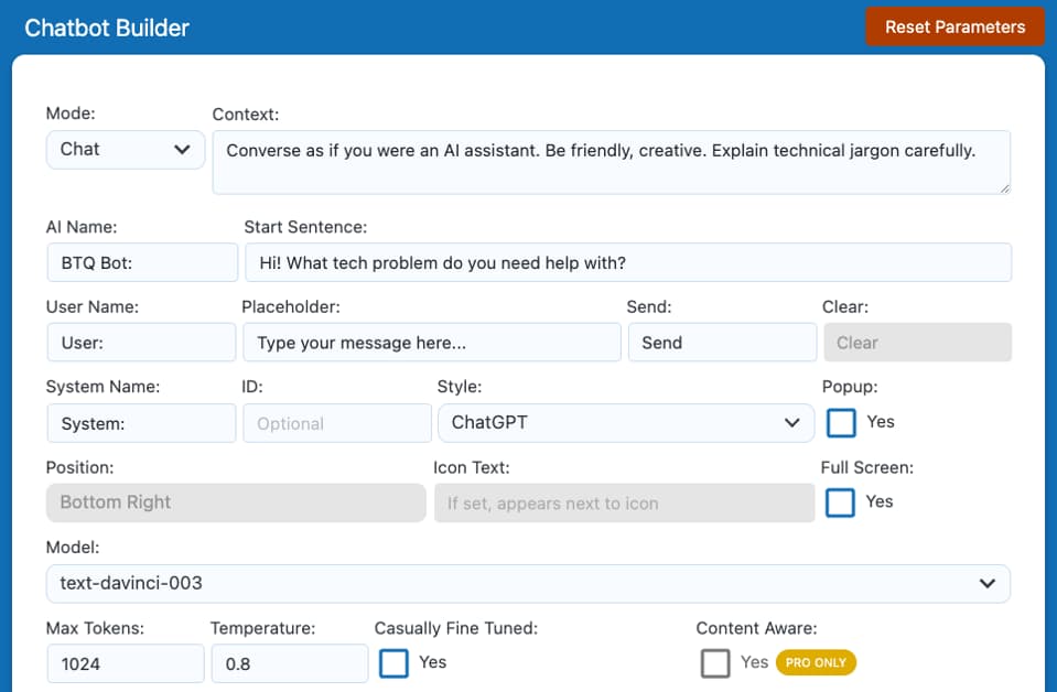 ChatGPT for Nonprofit Builder