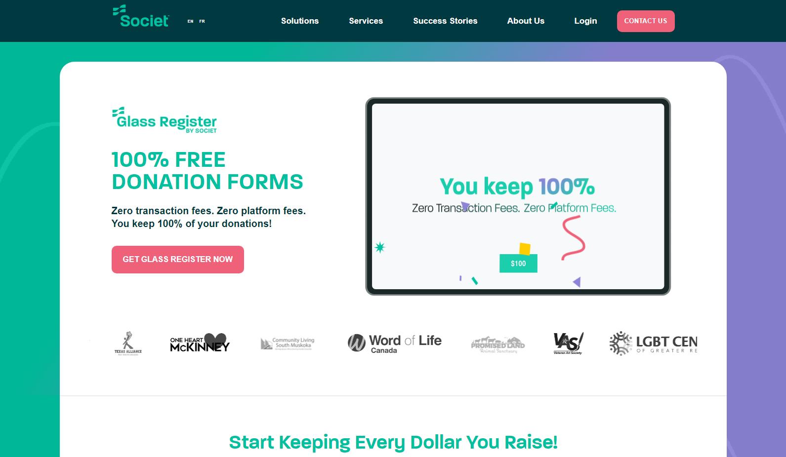 Glass Register Recognition and Praise